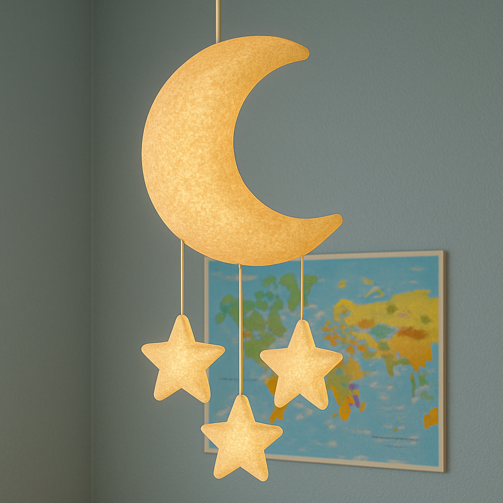 дизайнерский светильник для детской комнаты индивидуального изготовления