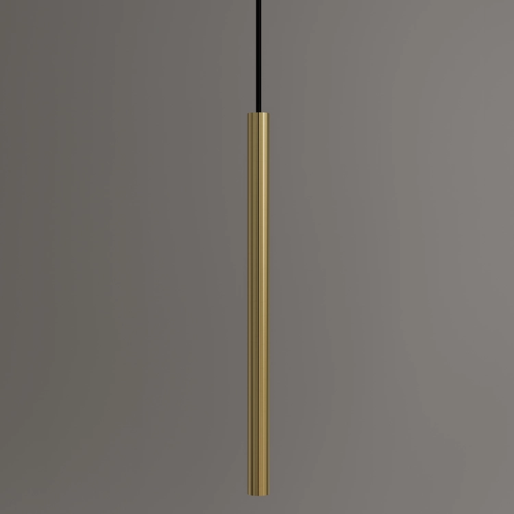 подвесной светильник трубочка из меди диаметром 30 мм и длиной 500 мм, артикул BR30500, бренд Almox