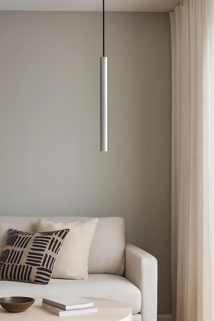 подвесной светильник трубочка из нержавеющей стали диаметром 50 мм и длиной 500 мм, артикул ST50500, бренд Almox