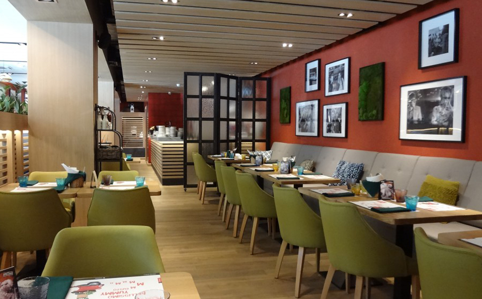 светильники в ресторане Итали в Санкт-Петербурге