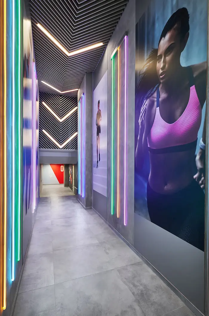 светодиодное освещение в спортивном комплексе